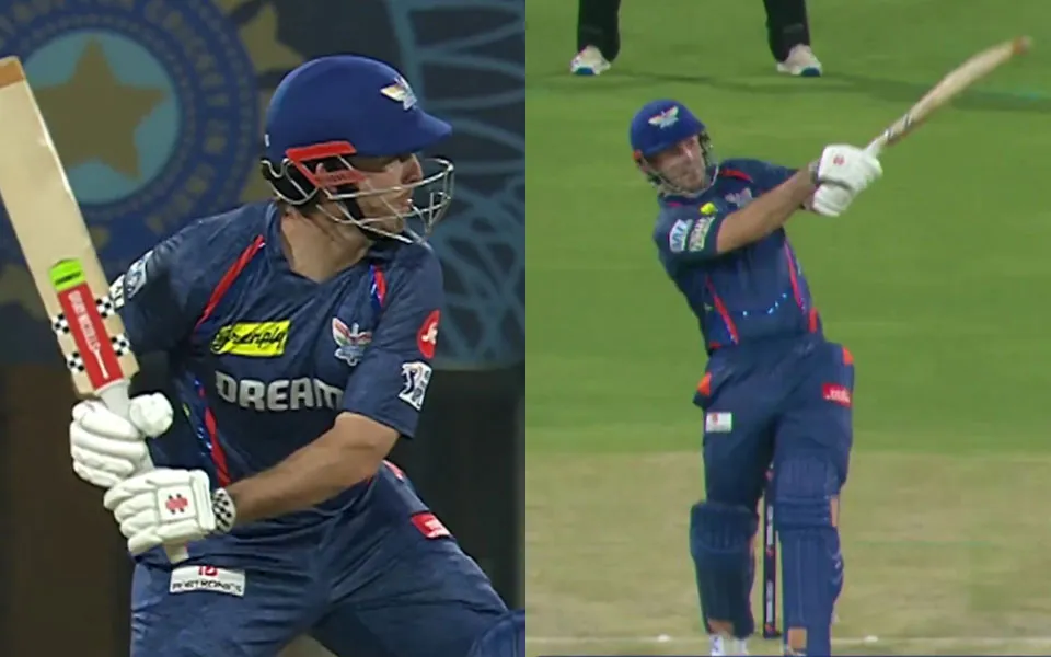 [WATCH] IPL 2025: Mitchell Marsh's haughty six off SRH captain Pat Cummins