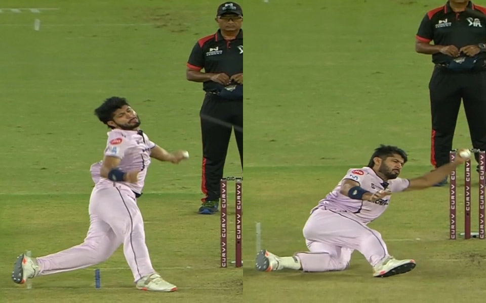 [WATCH] IPL 2025: Arshad Khan slips twice in one over in GT vs LSG match