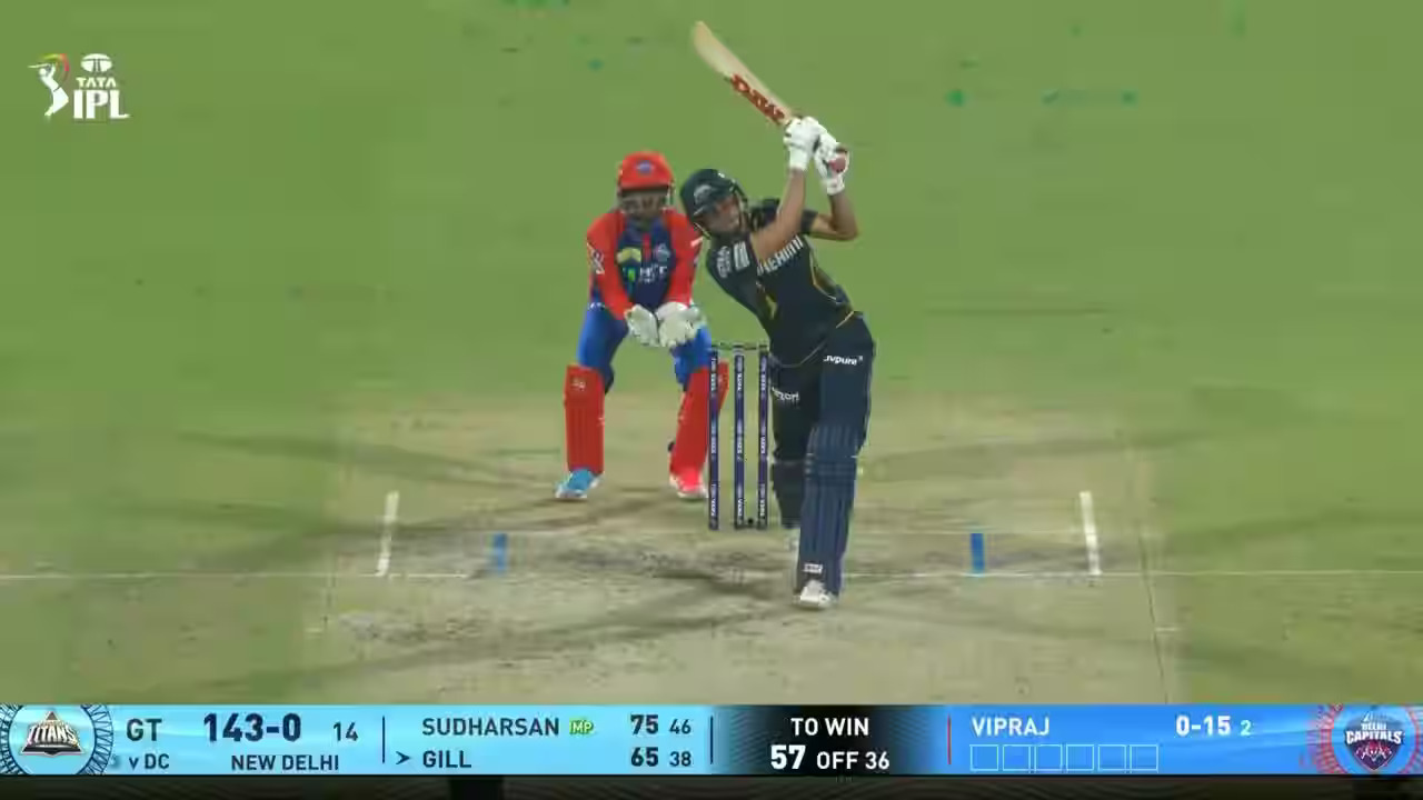 [Watch] IPL 2025: Shubman Gill hits amazing sixes off Axar Patel and Kuldeep Yadav to inject momentum into innings