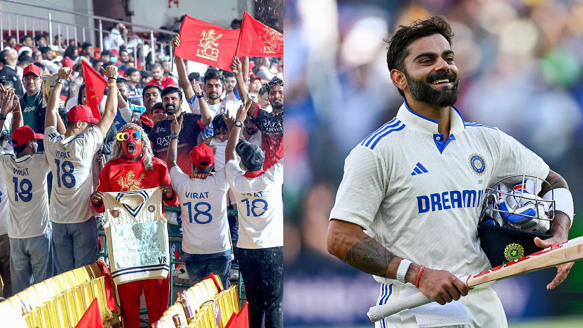 WATCH: Virat Kohli fans honour his Test legacy with special 'white jerseys' ahead of RCB vs KKR IPL 2025 match