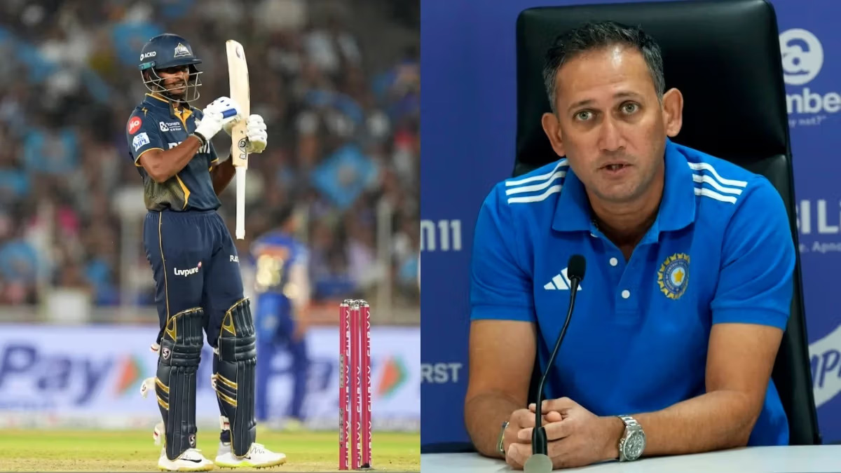 Sai Sudharsan was not selected for Indian Test team on his IPL form: Ajit Agarkar