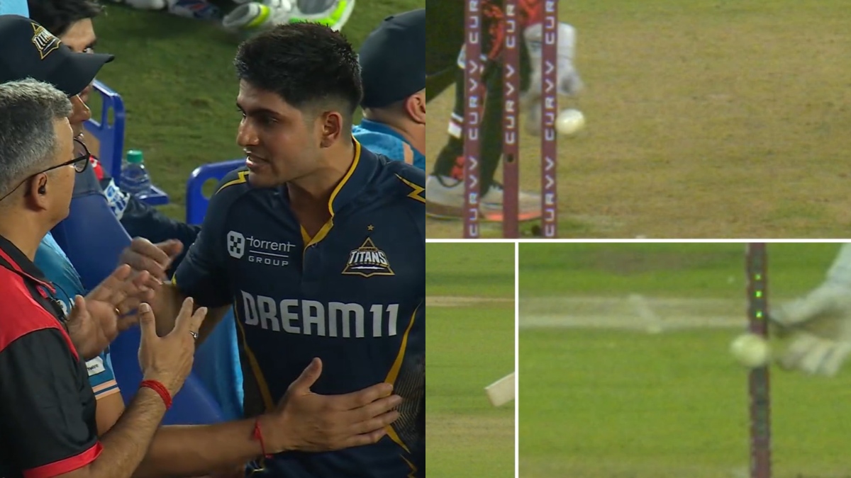 [Watch] IPL 2025: Shubman Gill out on 76 after dispute run out in GT vs SRH match