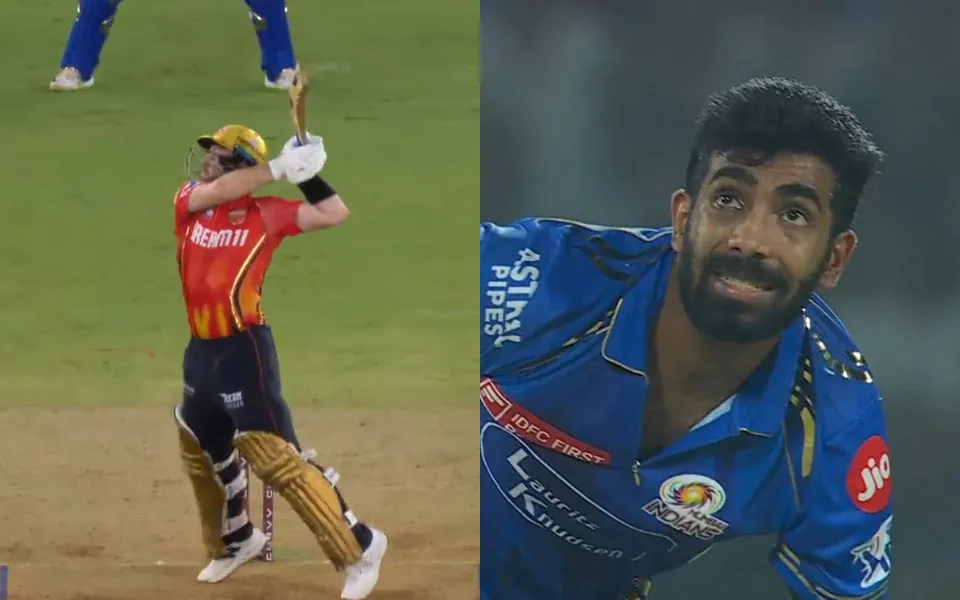 [WATCH] IPL 2025: Josh Inglis' fearless batting gets 20 runs off Jasprit Bumrah over in PBKS vs MI