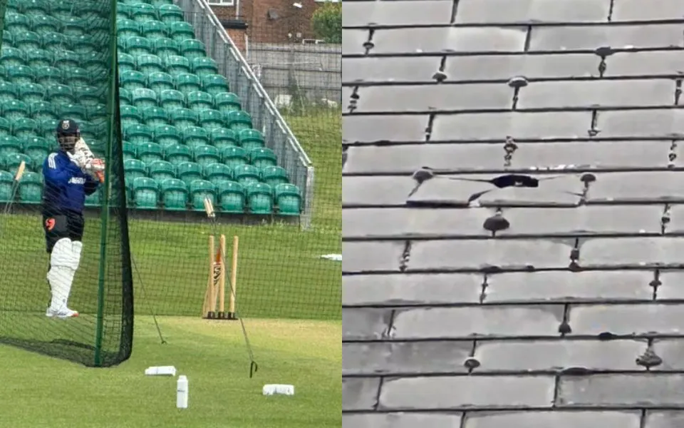 [WATCH] ENG vs IND 2025: Rishabh Pant breaks Kent County Stadium roof with big six