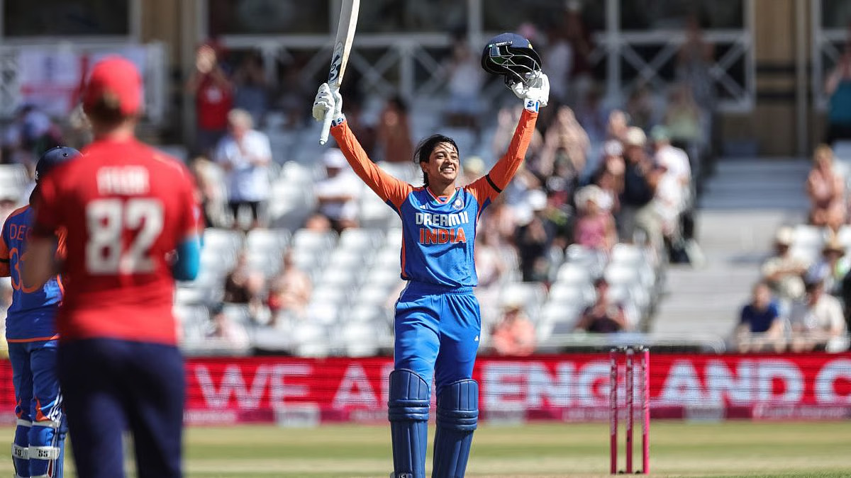 ENG-W vs IND-W 2025: Smriti Mandhana's maiden T20I ton and Shree Charani's four-fer powers India to massive win
