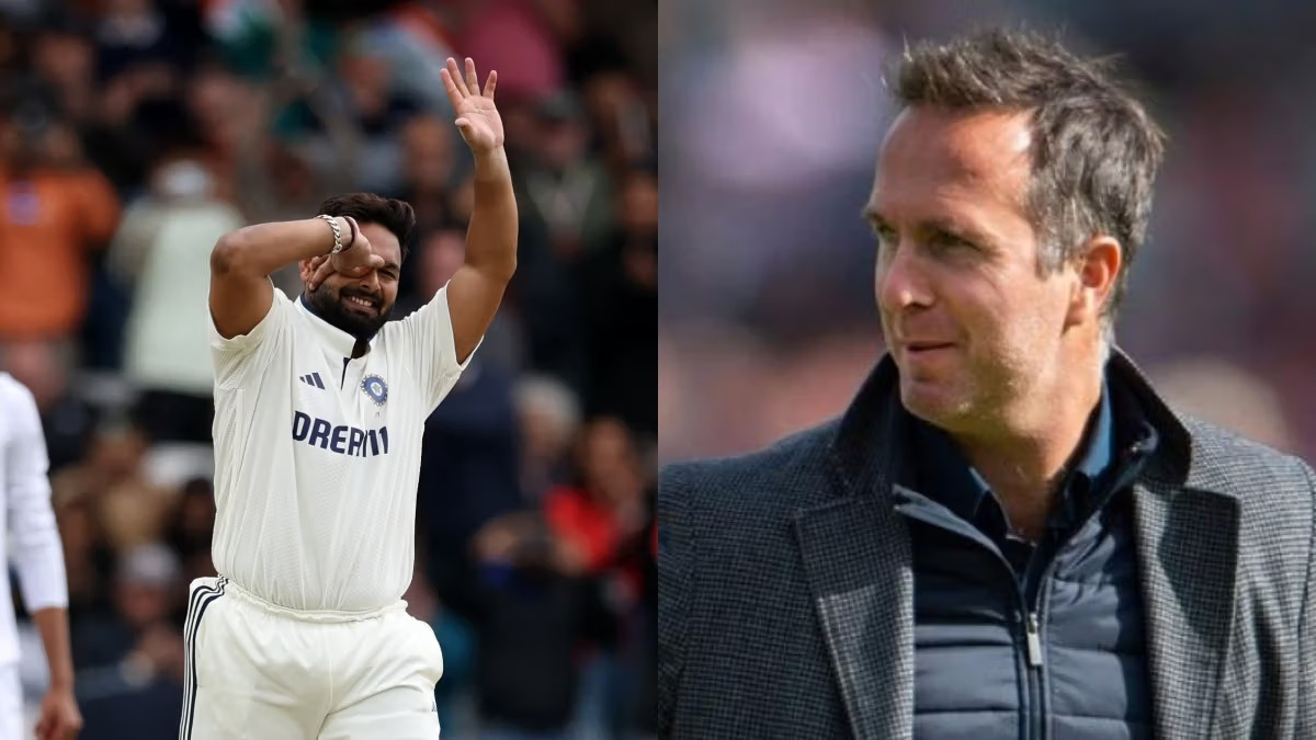 'I was waiting for that flip as well' - Michael Vaughan on Rishabh Pant's celebration after 2nd innings century