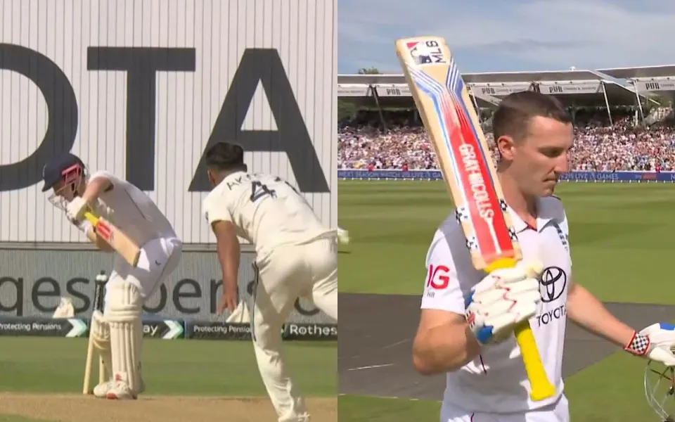 [WATCH] ENG vs IND 2025: Akash Deep's nip-backer stuns Harry Brook at Edgbaston