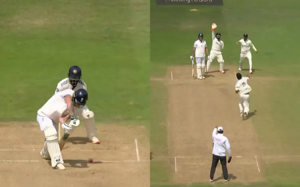 [WATCH] ENG vs IND 2025: Ben Stokes caught plumb off Washington Sundar, gives surprised reaction
