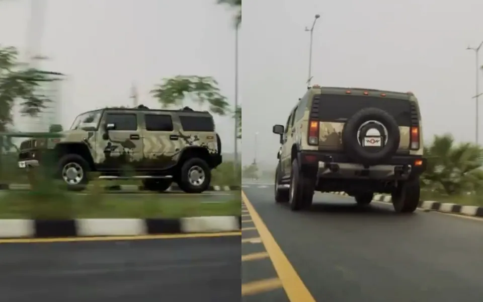 [Watch] MS Dhoni's favourite Hummer gets military makeover; video goes viral