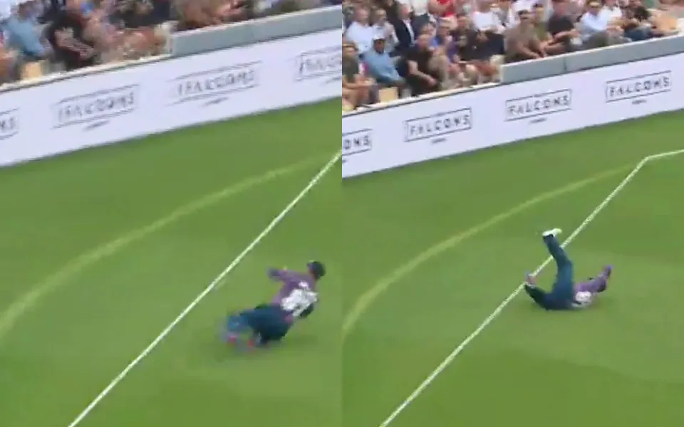 [WATCH] Vitality Blast 2025: Kane Williamson's presence of mind results in mind-boggling boundary catch