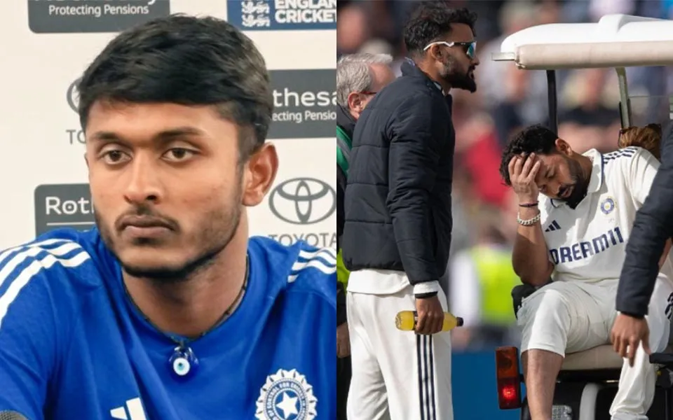 ENG vs IND 2025: Sai Sudharsan provides on update on Rishabh Pant's injury after day 1of Manchester Test