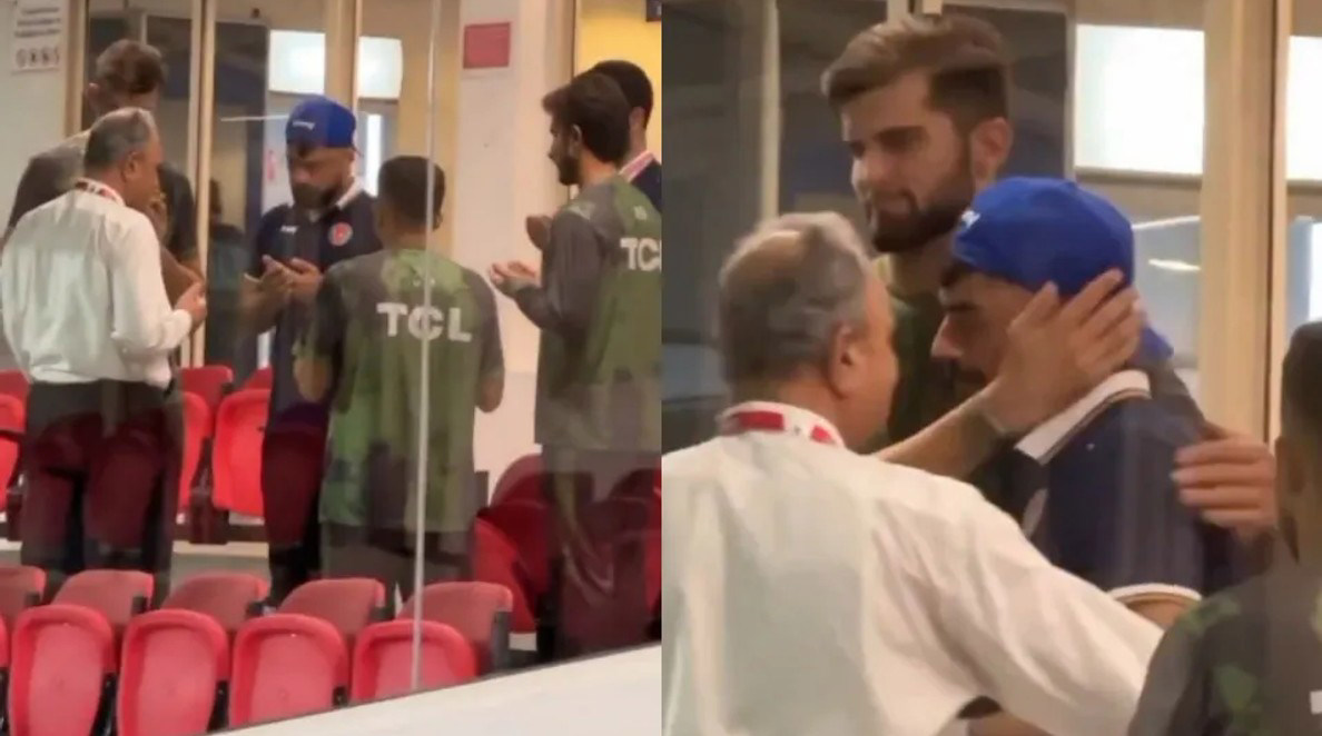 [Watch] UAE Tri-Series 2025: Rashid Khan's elder brother dies; Shaheen Afridi consoles him; Pakistan players offer prayers