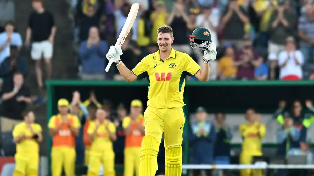 AUS vs SA 2025: Cameron Green scores 2nd-fastest ODI century by an Australian