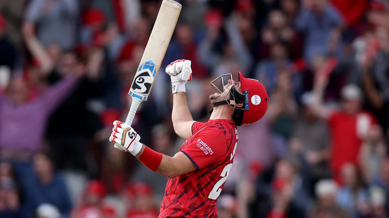 Liam Livingstone scores 85*as Lancashire beat Kent