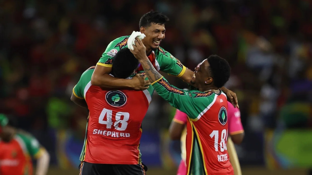 Motie's four-for puts Amazon Warriors in third successive CPL final
