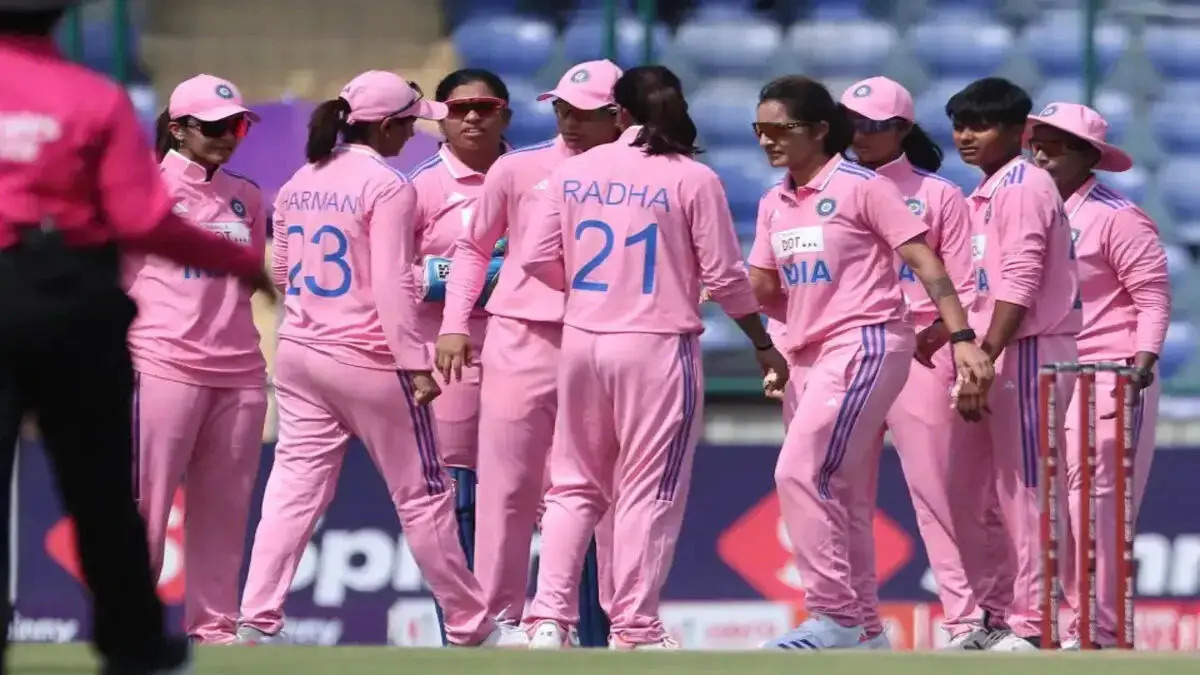 IND W vs AUS W 2025: Why India women team is wearing pink jersey in 3rd ODI?