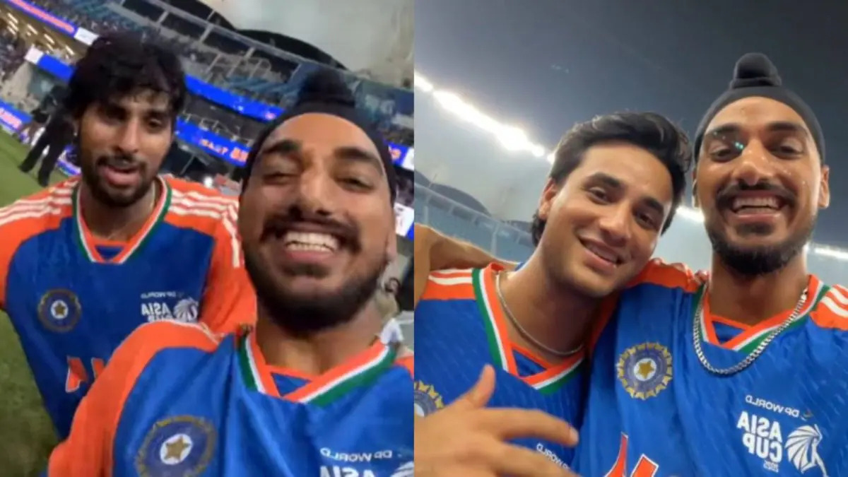 WATCH: Asia Cup 2025, Final: Arshdeep recreates 'final match you perform what happened' moment with Tilak Varma