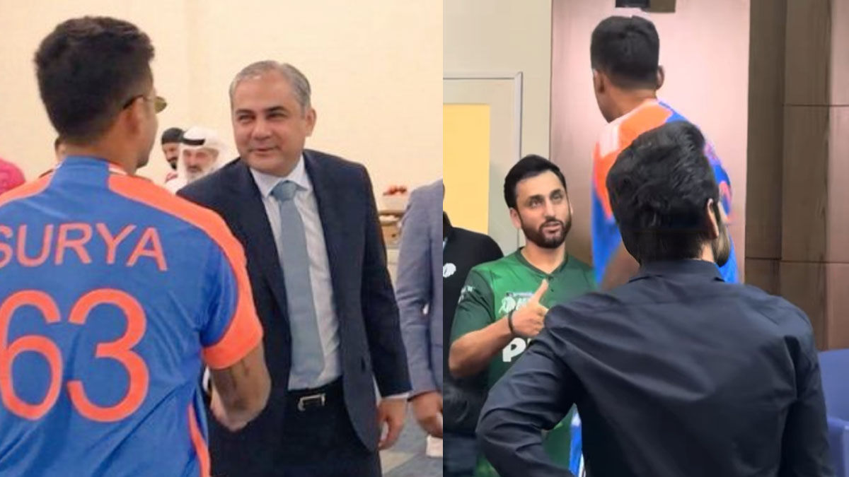 Asia Cup 2025: Suryakumar's handshake with Pakistan captain Agha Salman and PCB chief Mohsin Naqvi sparks dispute