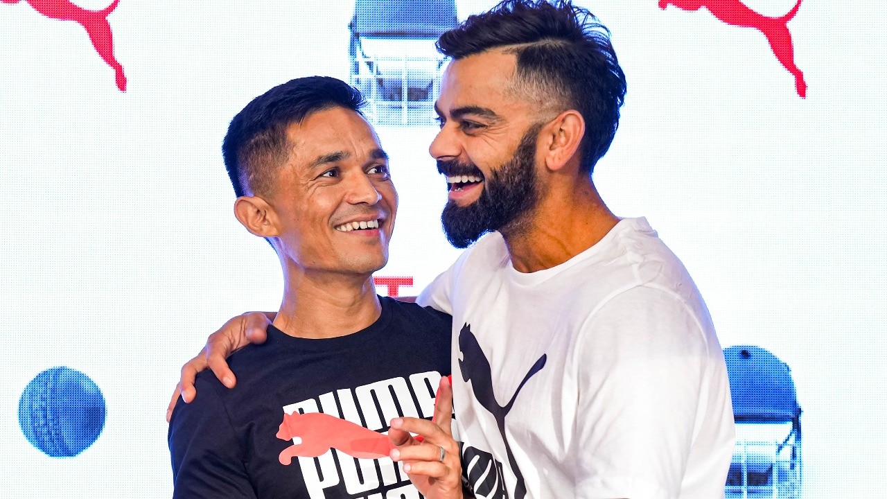 Virat Kohli sent me scores of his fitness tests in London: Sunil Chhetri