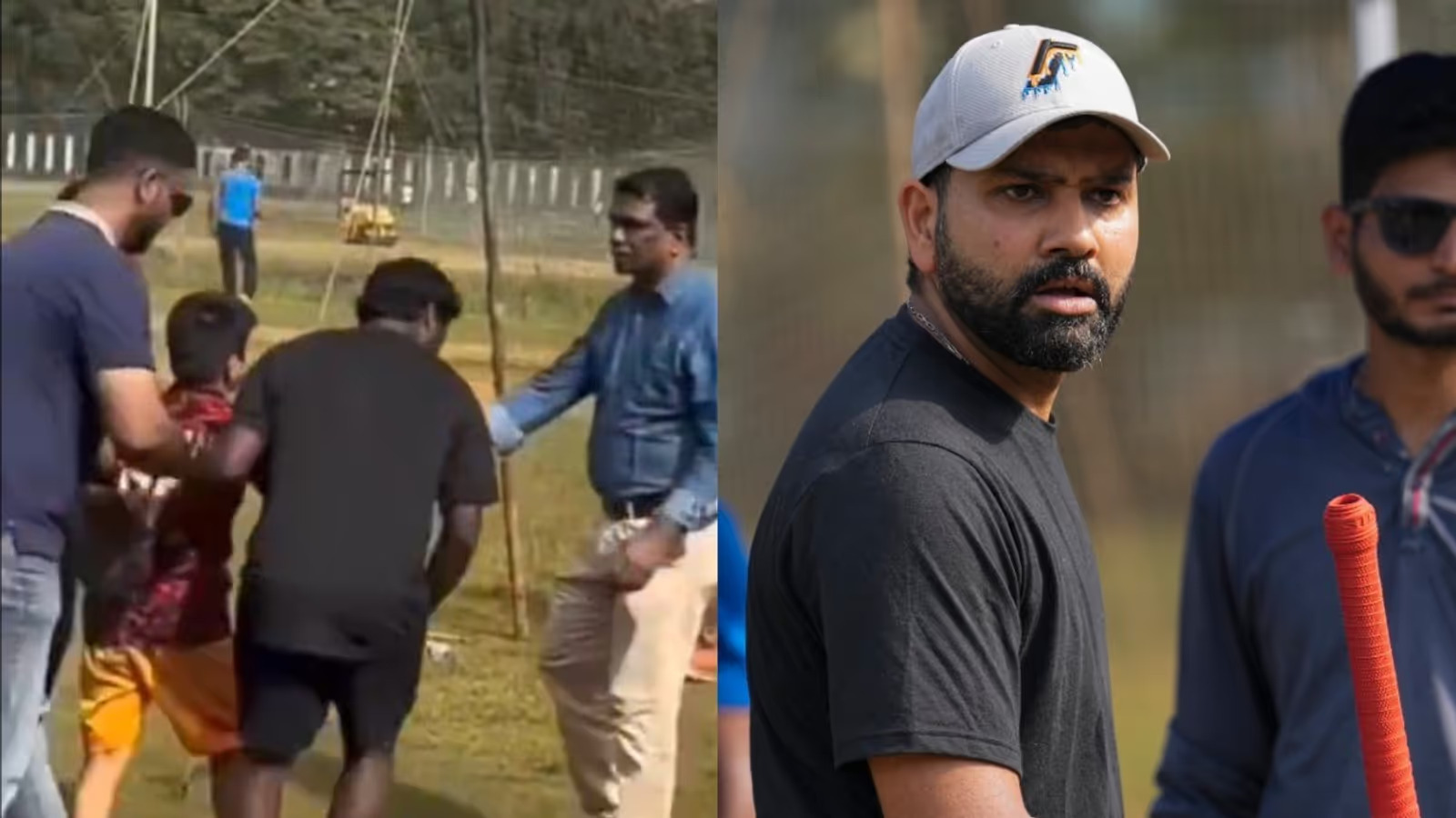 Watch: Rohit Sharma scolds security for preventing young fan from meeting him
