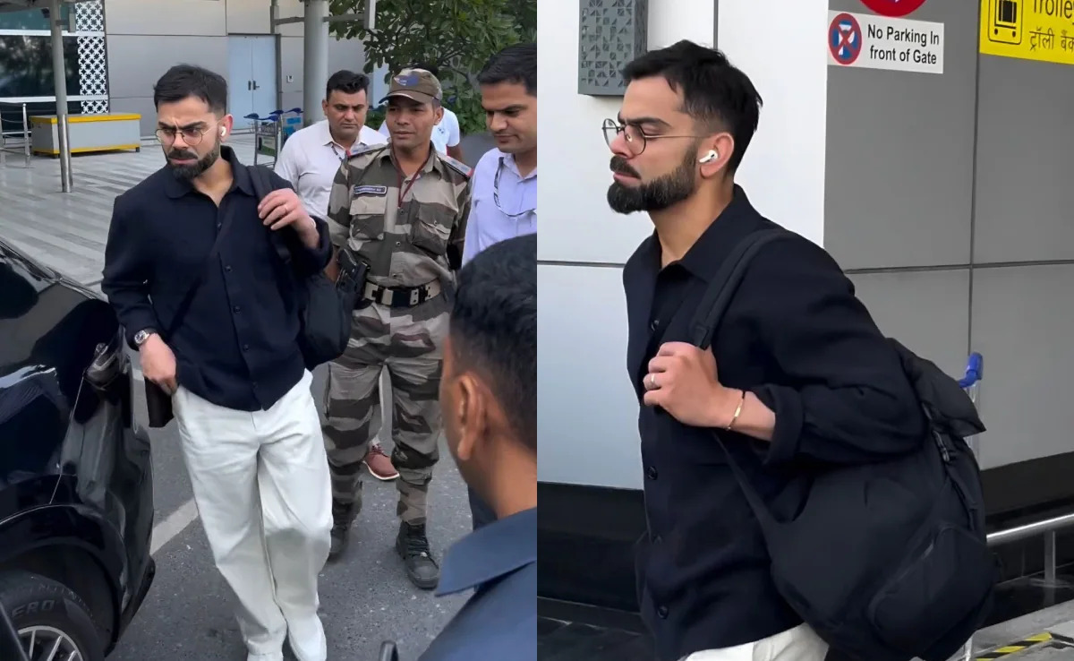 [WATCH] AUS vs IND 2025: Virat Kohli arrives in Delhi from London ahead of international return