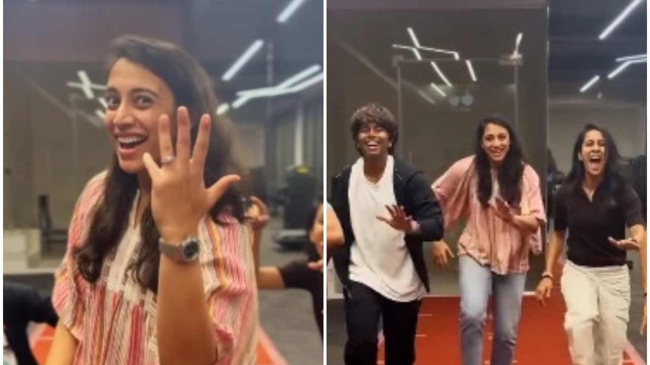 [WATCH] Smriti Mandhana confirms engagement with Palash Muchhal in a humorous reel with teammates