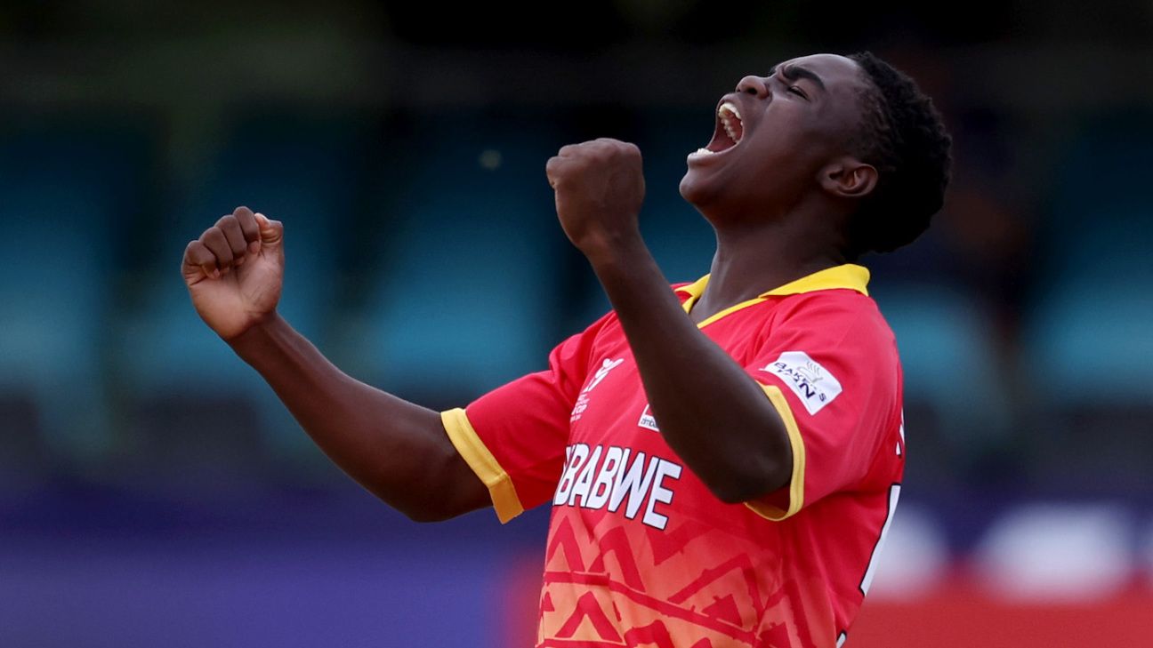 Blessing Muzarabani ruled out of Pakistan T20I tri-series, Newman Nyamhuri named replacement