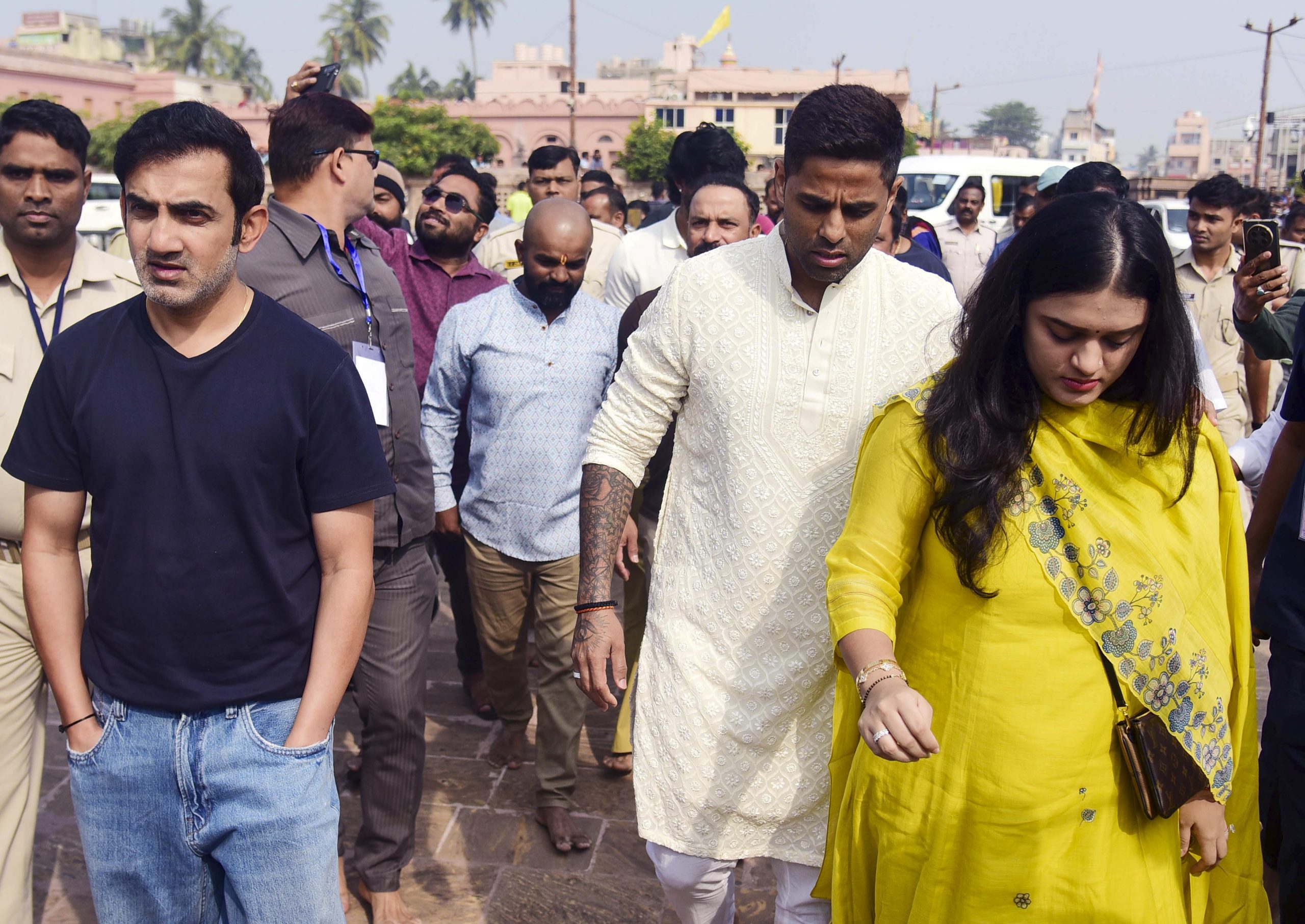IND vs SA 2025: Suryakumar Yadav, Gambhir visit Jagannath Puri Temple ahead of T20I series