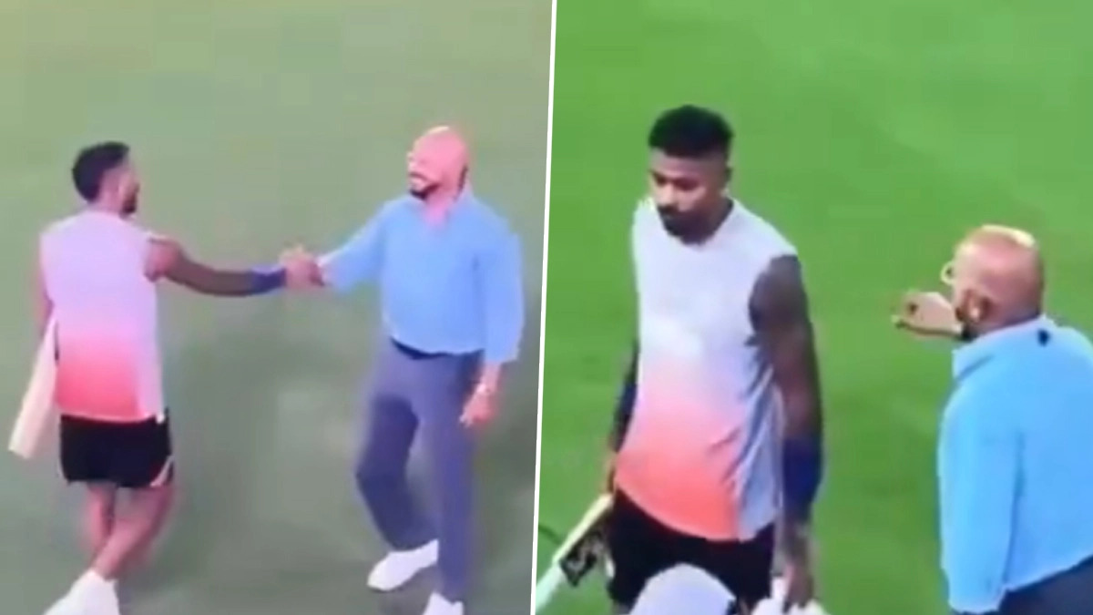 [WATCH] IND vs NZ 2026: Hardik Pandya, Murali Kartik seen in heated on-field exchange, video goes viral