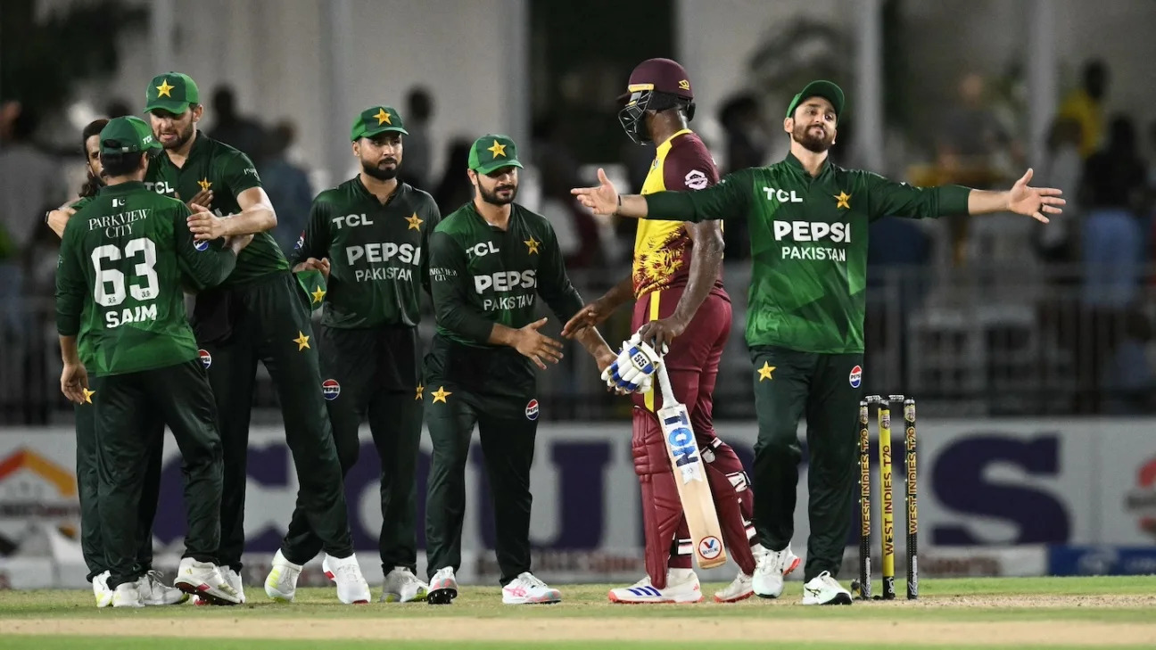 Pakistan Humiliated in 202-Run Loss to WI