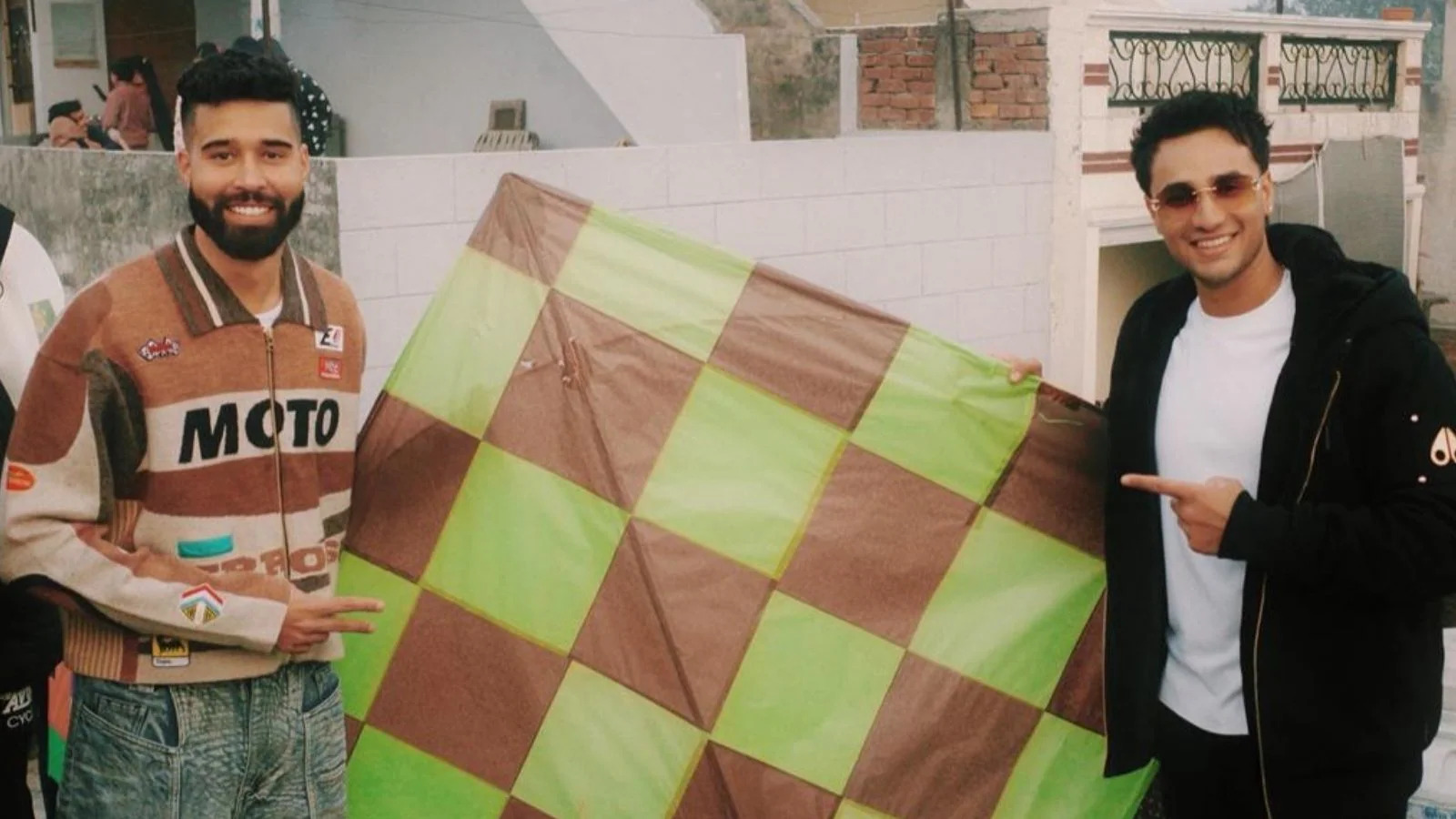 [WATCH] Abhishek Sharma enjoys kite-flying with AP Dhillon to celebrate Makar Sankranti